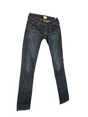 Hudson Dark Wash Low Rise Skinny Jeans